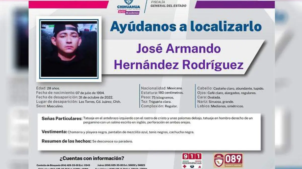 jose armando hernandez desaparecido